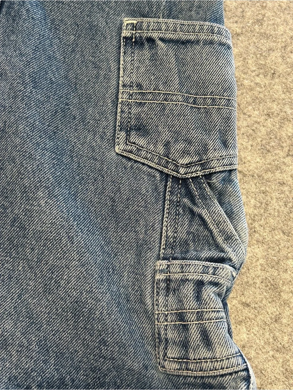 Authentic Vintage OshKosh B’gosh Denim Overall Jumper Dress 2000 Y2K